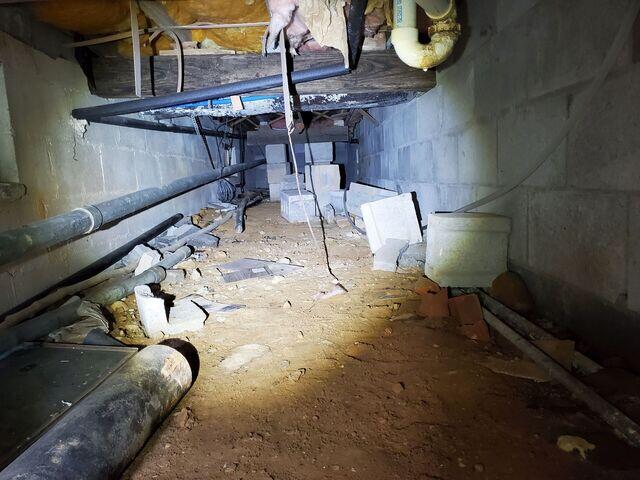 Dark Musty Crawl Space