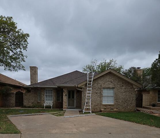 Damages from recent storm.