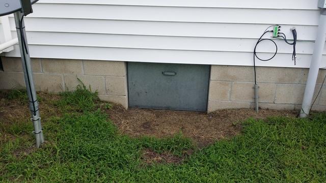 A Leaky Crawl Space Access Door