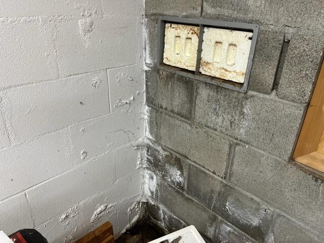 Damp Foundation Walls