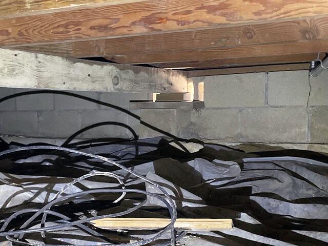 Leaky Crawl Space Walls & Opennings