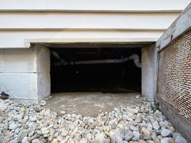 Small Crawl Space Entrance