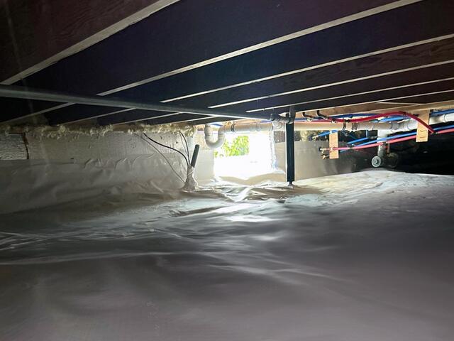 Completed Crawl Space Insulation