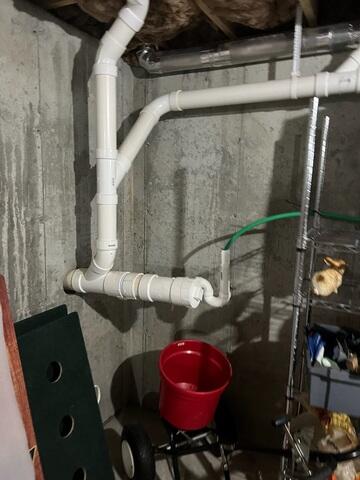 Basement walls before Dr. Energy Saver Insulation