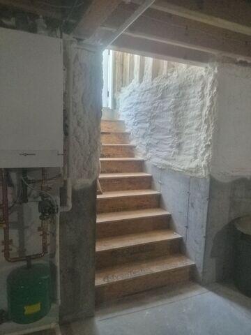 After Dr. Energy Saver Insulation Installment.