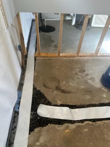 Installing Water Chanel