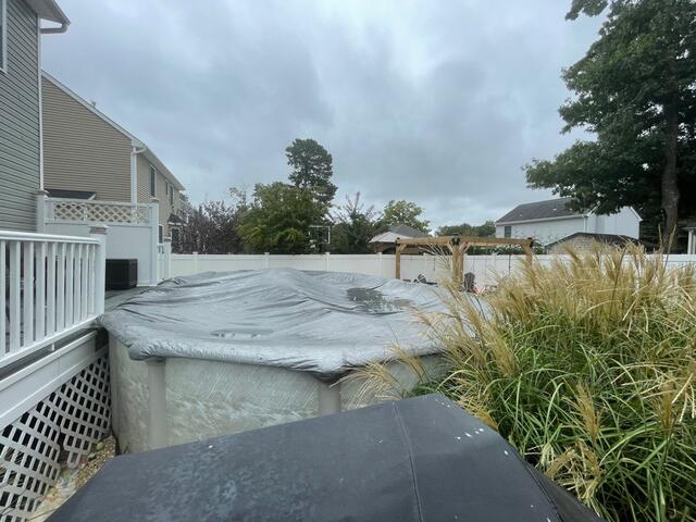 Securing the Winter Cover