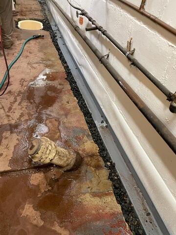 Installing Drainage System