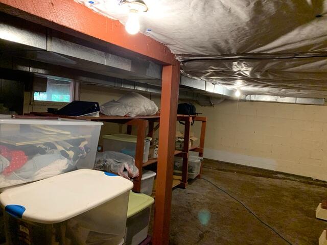Large Crawl Space Area