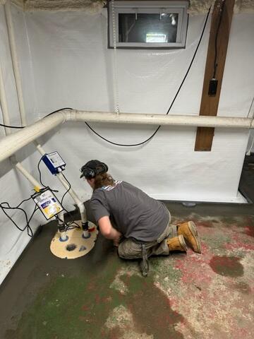 Installing the Sump Pump