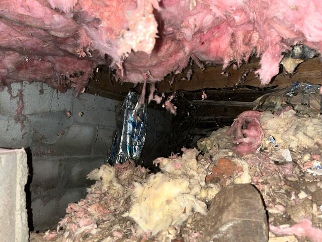Nasty Crawlspace in Concord, New Hampshire, with Matt Clark's Northern Basement Systems.