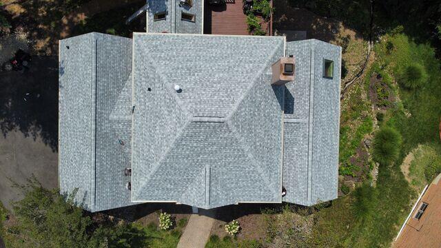 Aerial View of New Roof