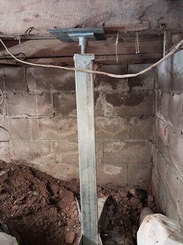Crawlspace Repair, with Smart Jacks, in Concord, New Hampshire, with Matt Clark's Northern Basement Systems.