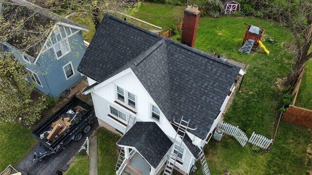 Aerial View of New Roof