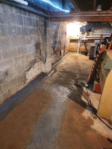 Completed Drainage Installation
