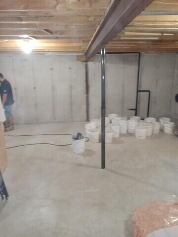 Insulation removed