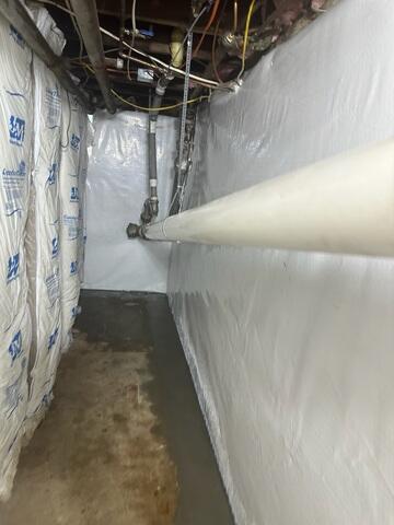 Drainage System and Vapor Barrier