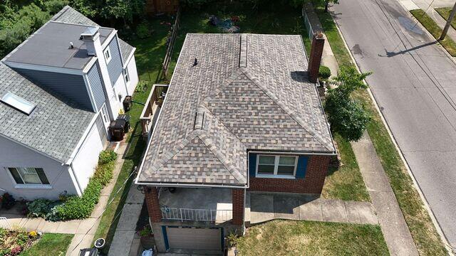 Drone Shot of New Roof