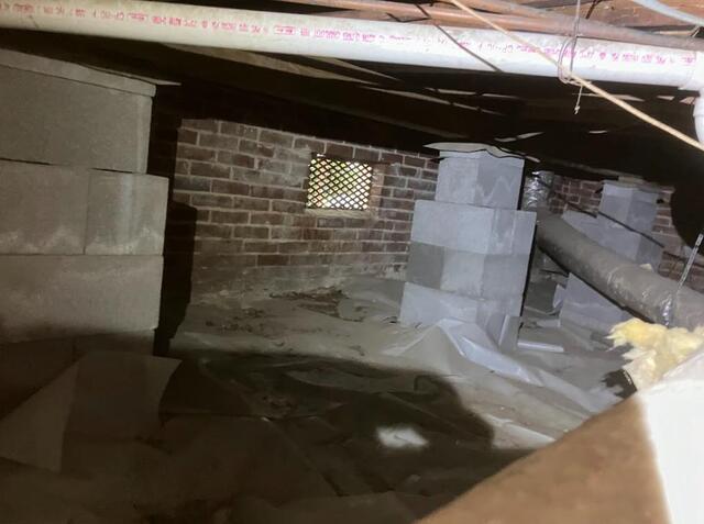 Hattiesburg MS Crawl Space - Before