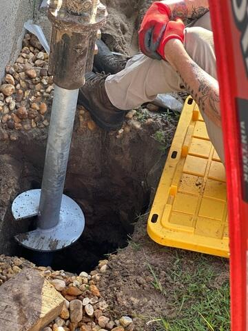 Installing Helical Piers