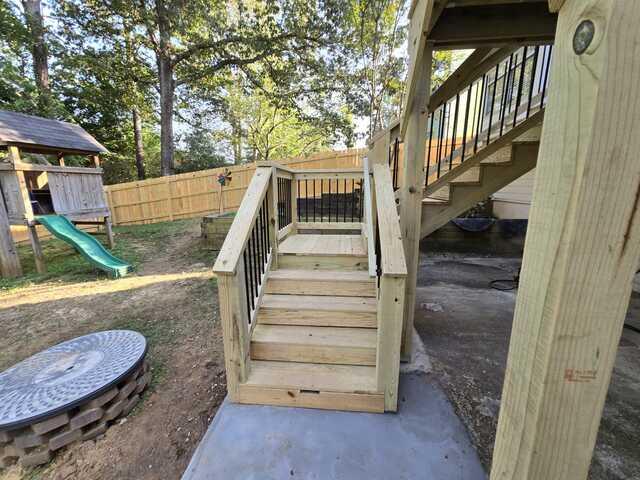New staircase