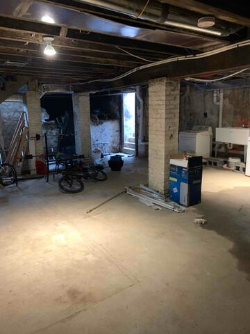 Basement Before Waterproofing
