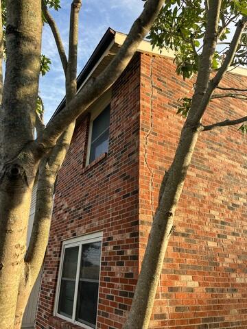 Cracked Brick From Roof to Foundation