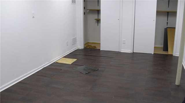 Unfinished basement floors in Princeton, NJ