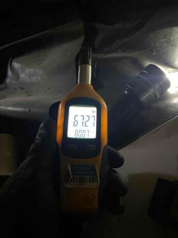 Moisture Reading of Crawl Space