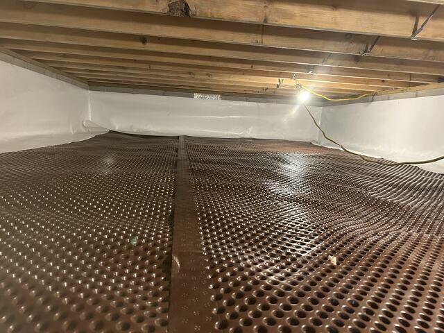 Drainage Matting/Start of CleanSpace Technology Installation