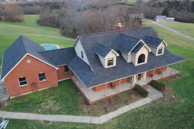 Zoomed Out View of Roof