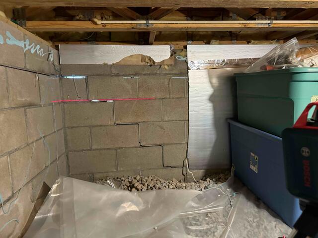 Stair Step Cracking in Foundation