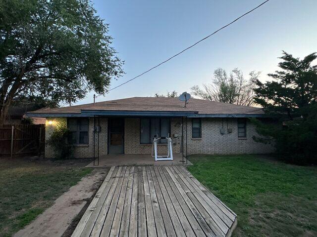 Homeowner with visible damage.