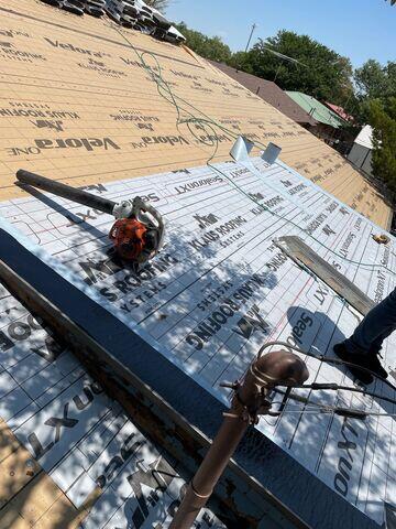 The Klaus Roofing Systems Ice and Water.