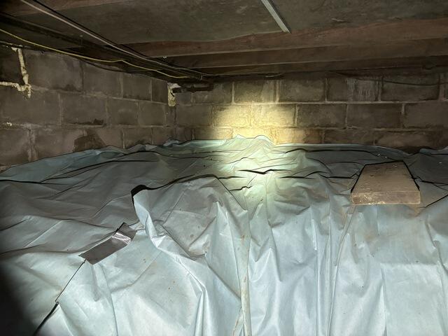 Dirty and Moist Crawl Space