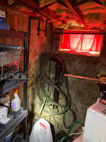 Before Sump Pump Installation