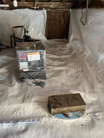 SaniDry Sedona Dehumidifier in Action - Appleton, ME