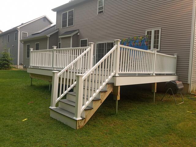 Backyard Deck Installation