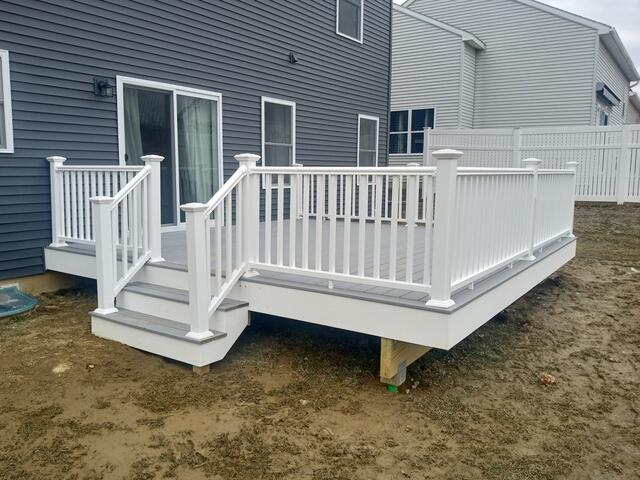 Deck Installation for a New Home