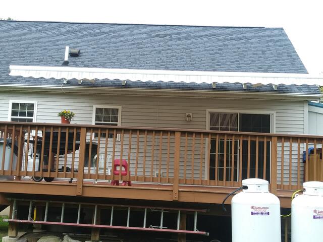 Retractable Sunshade Over Deck