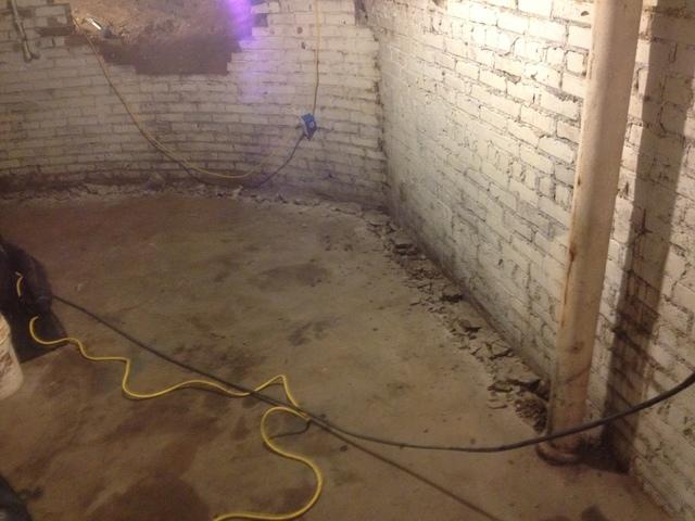 Installing Waterguard in the Basement