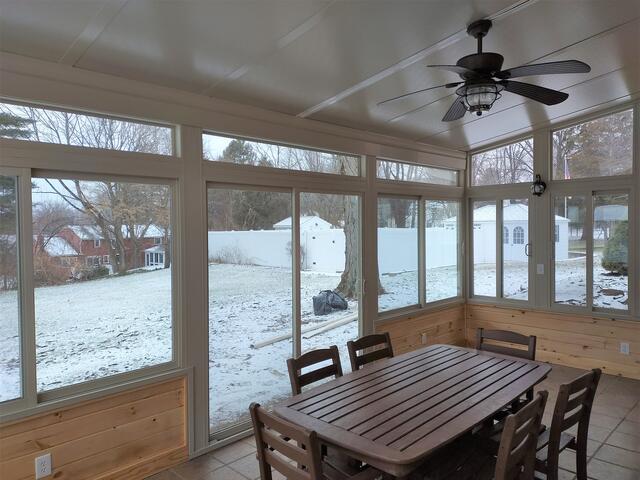 Studio Sunroom Installation in Glenville, NY.