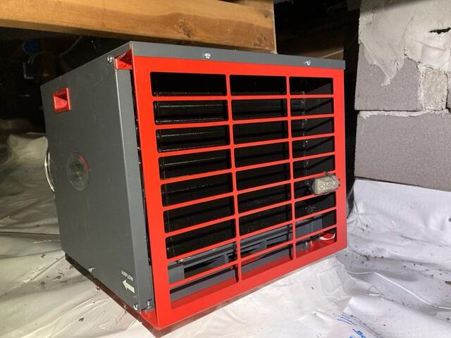 Dehumidifier in place