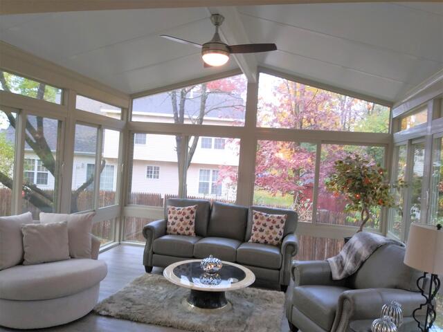 Cathedral Sunroom Install in Niskayuna, NY.