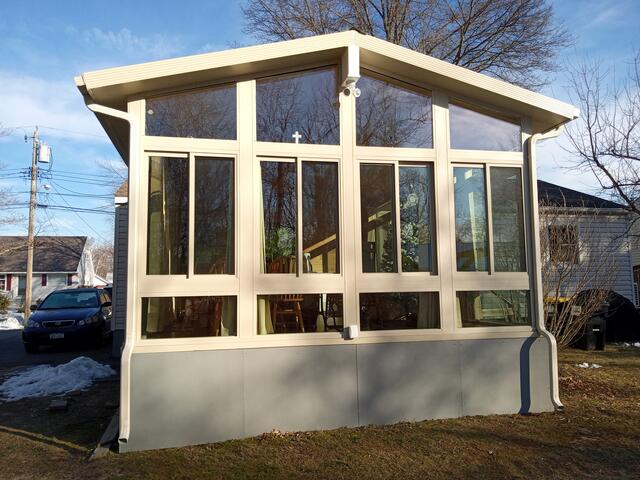 Sunroom Installation in Colonie, NY.