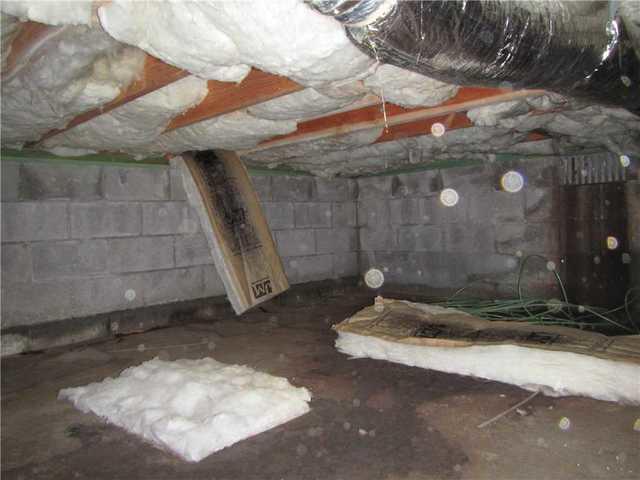 Wet, Damp Crawl Spaces