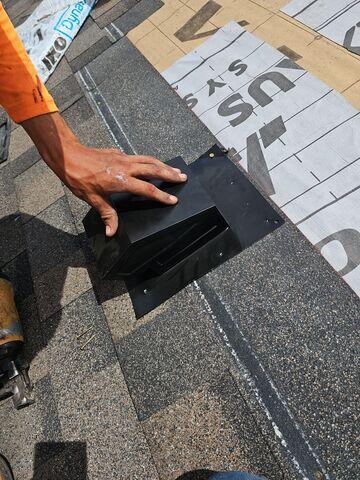 Adding the new and improved Low profile vent.