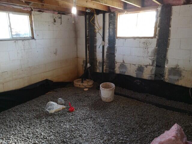 Floor removed