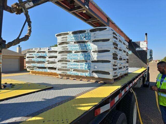 Delivery of shingles