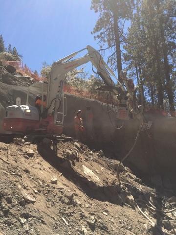 Drilling Soil Nails 